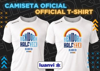 La Benidorm Half lanza de la mano de Luanvi su camiseta para la edición de 2023