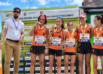 La selección valenciana, subcampeona de España de trail