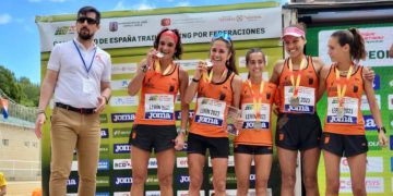 La selección valenciana, subcampeona de España de trail