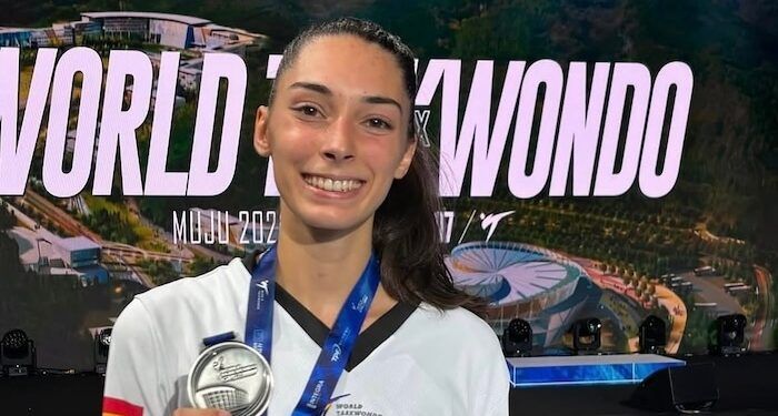 La taekwondista Lena Moreno logró la plata en -67 kilos del Grand Prix Series II de Muju
