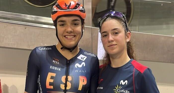 Leyre Almena e Izaro Etxarri cerraron en cuarta posición las madison júnior del Europeo en pista
