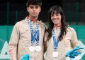 Lucía Cortez y Alejo Sánchez, plata en el dobles mixto en los Juegos Mediterráneos de Taranto
