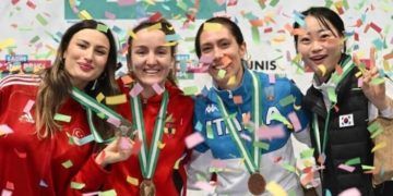 Lucía Martín-Portugués, oro en el Grand Prix de sable de Túnez y se acerca a París 2024