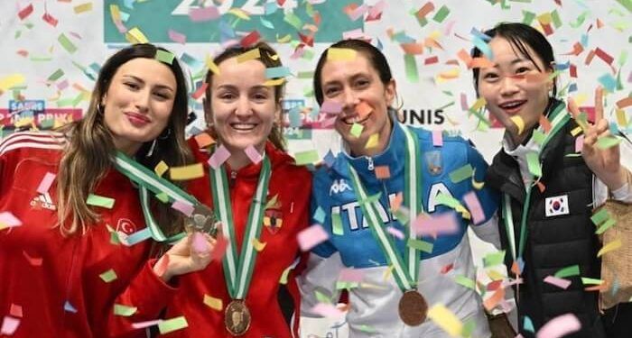Lucía Martín-Portugués, oro en el Grand Prix de sable de Túnez y se acerca a París 2024