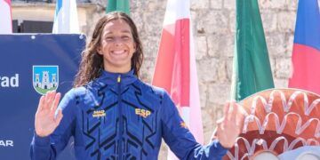 María de Valdés, bronce en la distancia 5K en el Europeo de aguas abiertas