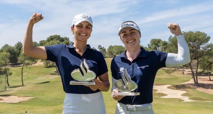 María Herráez y Clara Young, campeonas del Santander Golf Tour Dobles Valencia