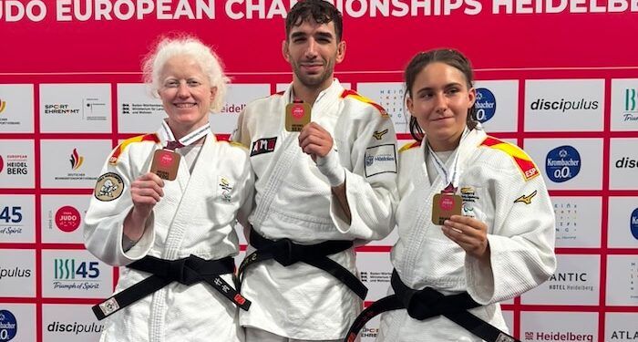 María Manzanero, campeona de Europa de judo paralímpico en categoría J1 -52Kg