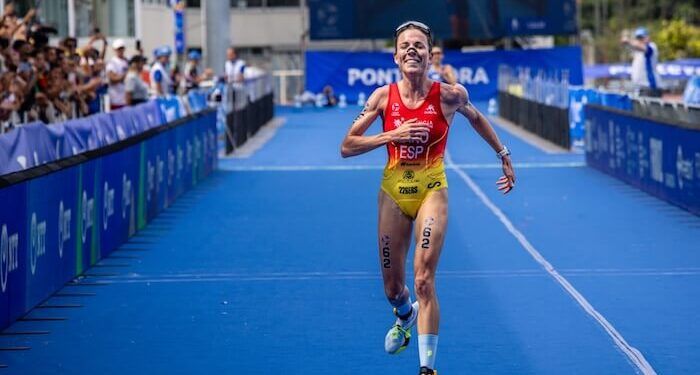 María Varo, subcampeona del Mundo de duatlón