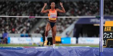 María Vicente se situó duodécima en el Mundial a falta de tres pruebas para cerrar el heptatlón