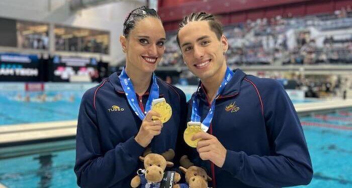 El dúo Mireia Hernández-Dennis González y el equipo lograron sendos oros en rutinas técnicas