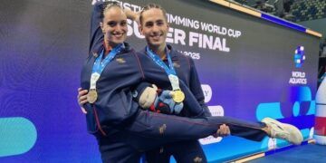 Mireia Hernández y Dennis González, campeones en Dúo Mixto Técnico en la Súper Final de Xi’an