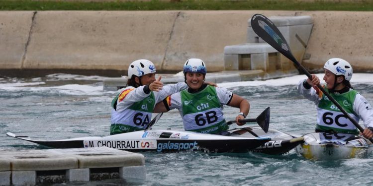 Maialen Chourraut, Laia Sorribes y Olatz Arregui le dan a España la primera medalla del Mundial de slalom
