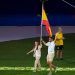 Mar Molné y Enmanuel Reyes guiaron a España en la inauguración de los Juegos Mediterráneos
