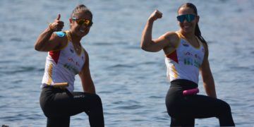 María Corbera y Antía Jácome, plata mundial en el C2 500