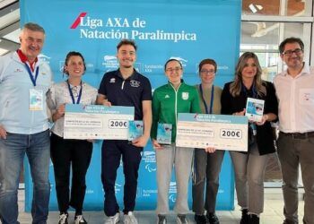 María Delgado logró la victoria en la última jornada de la Liga AXA de natación paralímpica