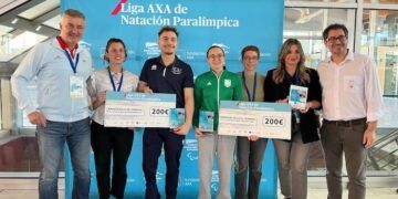 María Delgado logró la victoria en la última jornada de la Liga AXA de natación paralímpica