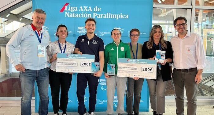 María Delgado logró la victoria en la última jornada de la Liga AXA de natación paralímpica