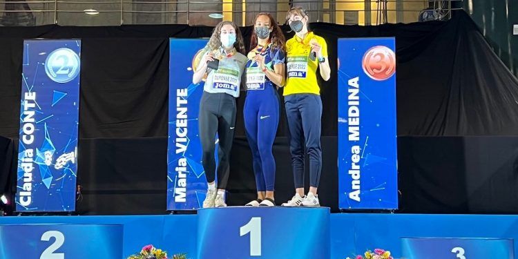 María Vicente, récord de España en pentatlón con 4.582 puntos