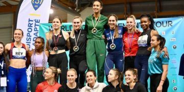 María Vicente pulveriza su récord de España de pentatlón en pista corta y se sitúa como líder mundial