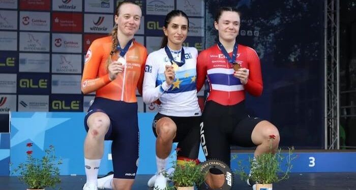 Marina Garau se coronó campeona de Europa de Scratch sub’23