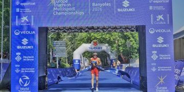 Marina Muñoz se adjudicó la victoria en el Europeo de triatlón cros en Banyoles 2026