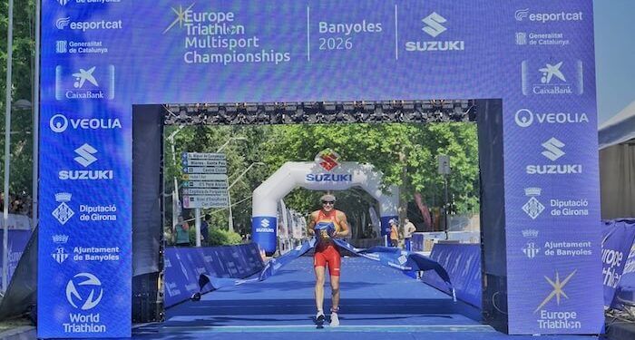 Marina Muñoz se adjudicó la victoria en el Europeo de triatlón cros en Banyoles 2026