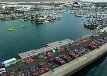 Todo listo para los Lanzarote iQFOiL Games