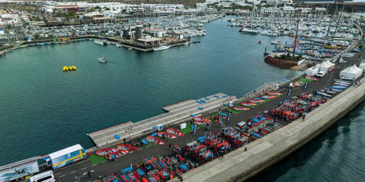 Todo listo para los Lanzarote iQFOiL Games