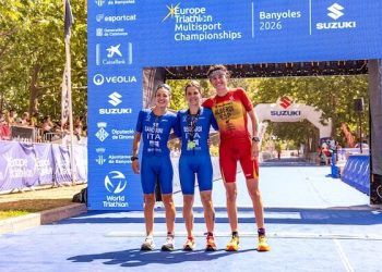 Marta Bernardi, oro continental en triatlón de media distancia en la última jornada de Banyoles