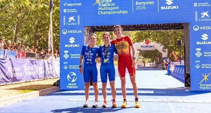 Marta Bernardi, oro continental en triatlón de media distancia en la última jornada de Banyoles