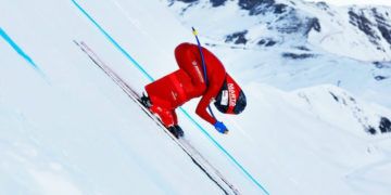 Marta Visa pulveriza el récord España esquiando