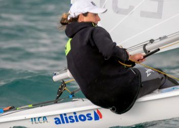 Ana Moncada lidera el Nacional de ILCA 6 en Torrevieja