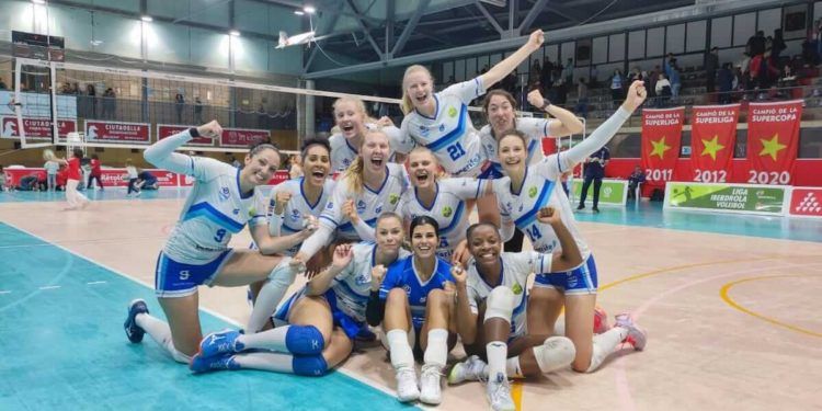 CV Tenerife Libby’s La Laguna, primer finalista de la Superliga de voleibol