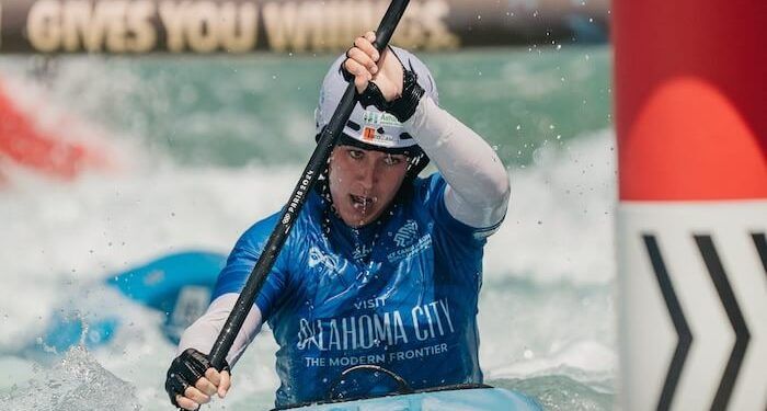 Miren Lazkano, bronce mundial de kayak cross
