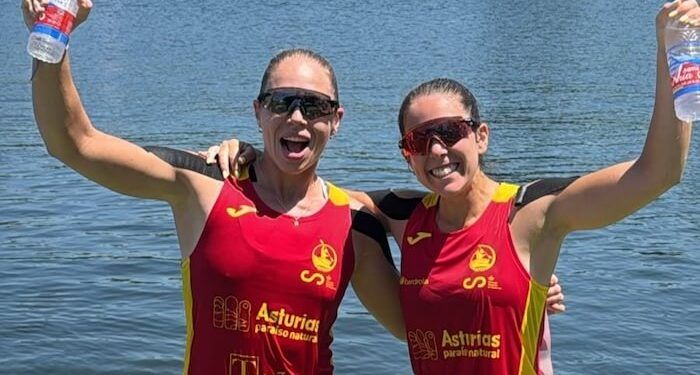 Miriam Vega y Alba Esteban, campeonas de Europa de piragüismo maratón en K2