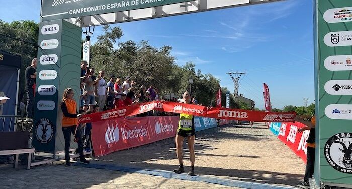 Oihane Kortazar, campeona de España de carrera de montaña