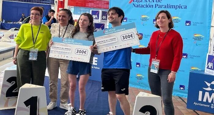 Nahia Zudaire logró la victoria en la segunda jornada de la Liga Axa de natación paralímpica