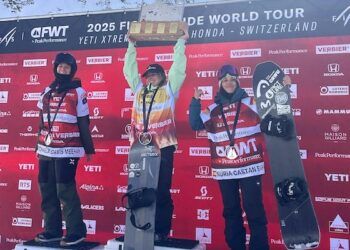 Núria Castán finalizó tercera en la general de snowboard del Freeride World Tour