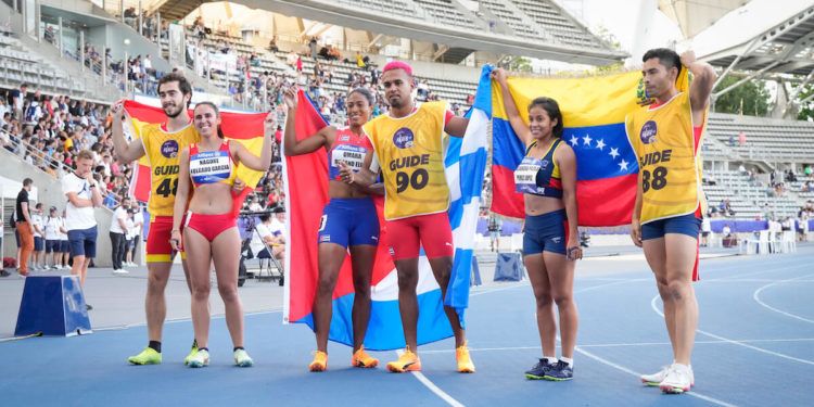 Nagore Folgado-Javier Zaplana, bronce mundial en los 100 metros T12