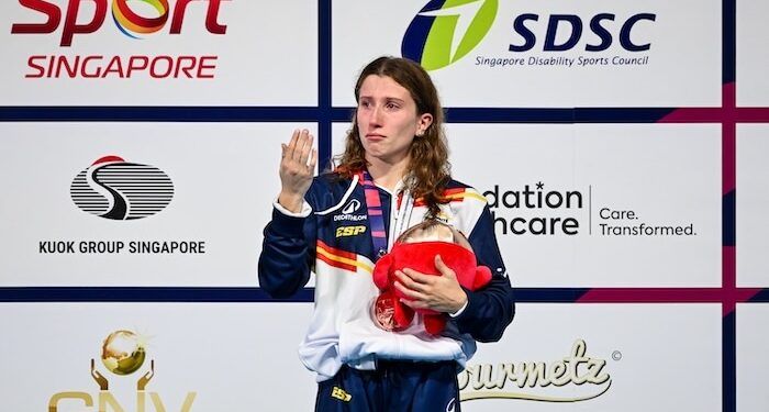 Nahia Zudaire, bronce mundial en 100 metros braza SB7 de Singapur