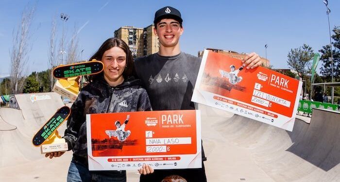 Naia Laso se impuso en la modalidad de park en las Iberdrola Skate Series de Málaga