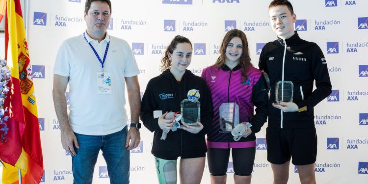 Anastasiya Dmytriv y Beatriz Lérida, ganadoras en el campeonato AXA de natación paralímpica