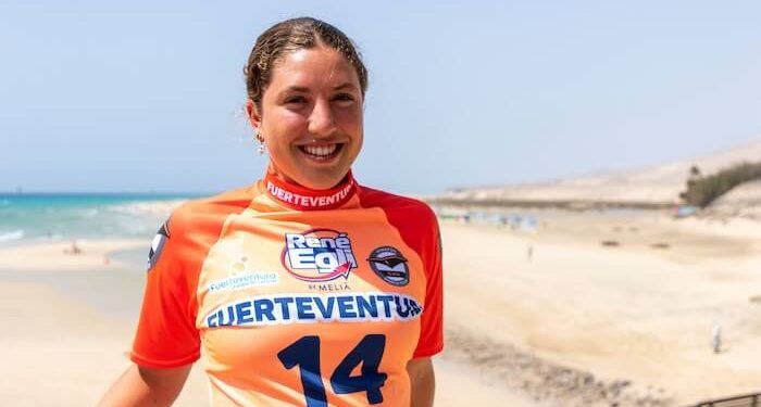 Nia Suardíaz se adjudicó el FreeFly‑Slalom de Fuerteventura