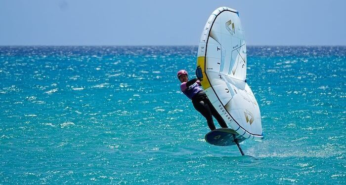 Nia Suardiaz y Sofia Ginzinger llevaron a España a la final de Surf-Freestyle en Sotavento