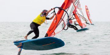 Nicole Van der Velden y Antonio Medina, a la final del International iQFOil Games Cádiz