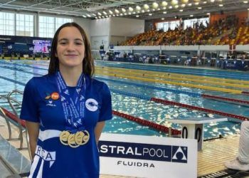 Noa Martín, oro en 800 libre en el Meeting de Eindhoven