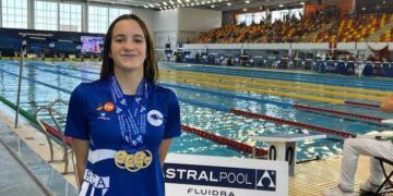 Noa Martín, oro en 800 libre en el Meeting de Eindhoven