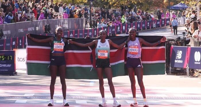 Hellen Obiri reinó en el Maratón de Nueva York