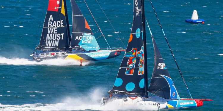 Veinticinco nudos de intensidad de viento en la salida de The Ocean Race desde Ciudad del Cabo