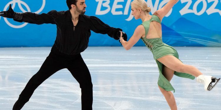 Olivia Smart y Adrián Díaz, diploma olímpico en danza rítmica en Beijing 2022